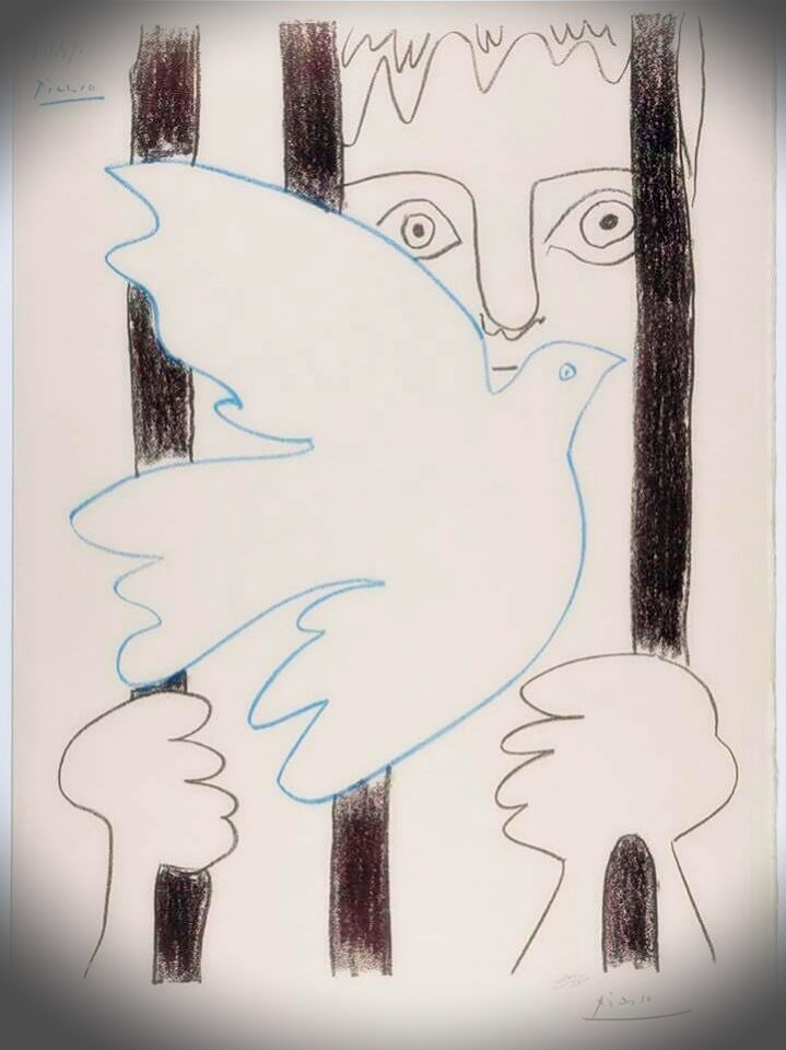 La Paloma y el Prisionero. Pablo Ruiz Picasso. 1959.